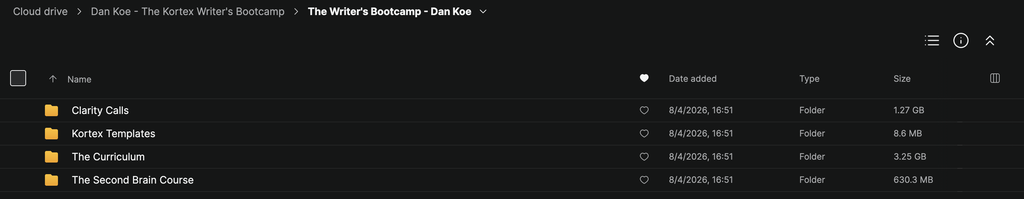 Dan Koe - The Kortex Writer’s Bootcamp 